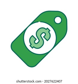 Price line icon. Pictogram for web page, mobile app