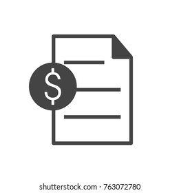 Price list button vector icon