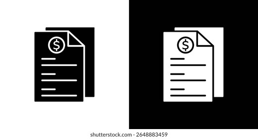 Price list icon of a flat style vector
