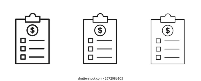 Price list icon. Simple element illustration. Can be used for web and mobile.
