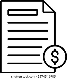 Price List vector icon. Can be used for printing, mobile and web applications.