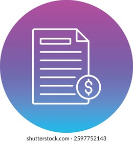 Price List vector icon. Can be used for printing, mobile and web applications.