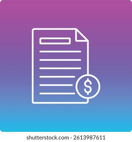 Price List vector icon. Can be used for printing, mobile and web applications.