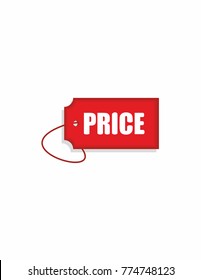 Price list for white background
