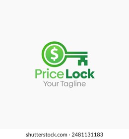 Price Lock Logo Vector Template Design. Good for Business, Start up, Agency, and Organization