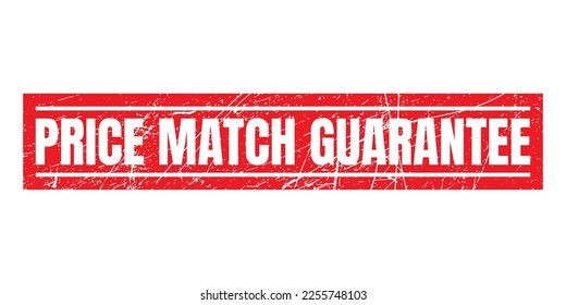 Price Match Guarantee vector illustration graphic