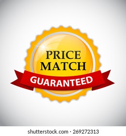 Price Match Label Vector Illustration EPS10