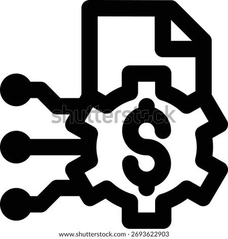 Price Optimization, Pricing Optimization, Price Outline Icon