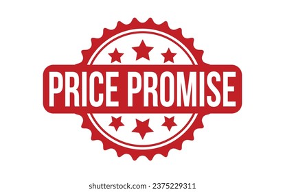 Price Promise rubber grunge stamp seal vector