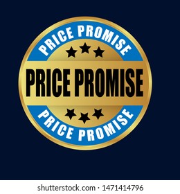 Price Promise stamp. rubber stamp with the text Price Promise. Price Promise label, badge, logo,seal