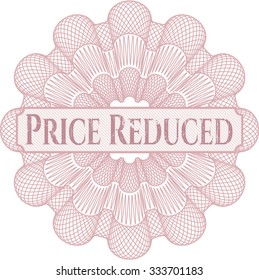 Price Reduced abstract rosette