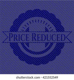 Price Reduced emblem with jean high quality background