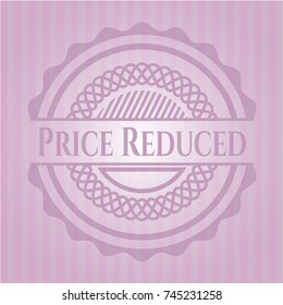 Price Reduced retro style pink emblem
