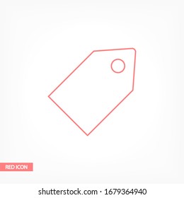 price sale vector icon line linear style on the background. Best icon 10 eps illustration