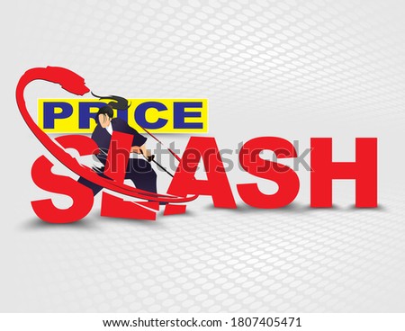 Price Slash red yellow blue 