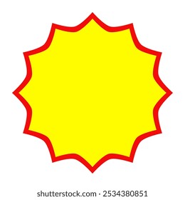 price sticker, sale or discount sticker, sunburst badges icon. Stars shape with different number of rays. Special offer price tag. starburst promotional badge, shopping labels