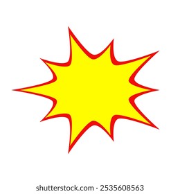 Price sticker, sale or discount sticker, sunburst badges icon. Stars shape with different number of rays. Special offer price tag. starburst promotional badge, shopping labels,Cartoon comic style.