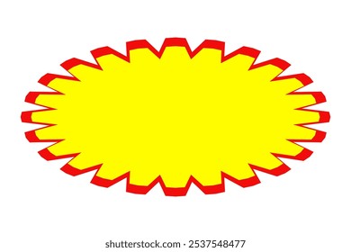 Price sticker, sale or discount sticker, sunburst badges icon. Special offer price tag. starburst promotional badge, shopping labels,Cartoon comic style.