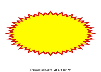 Price sticker, sale or discount sticker, sunburst badges icon. Special offer price tag. starburst promotional badge, shopping labels,Cartoon comic style.