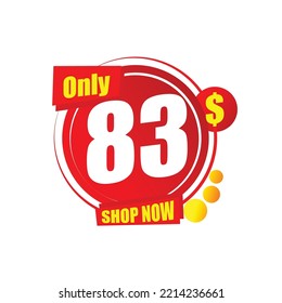 Price table concept in vector design. Dollar price of goods. marketing or promotion template. Product sales table. product price in dollars. marketing strategy. item promo