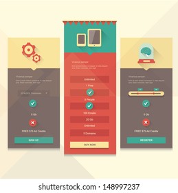 Price table vector UI