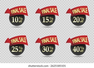 Price tag and banners for sale. Sticker and discount sticker.
