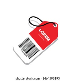 Price Tag and Barcode Design Set. Price Tags Design. vector illustrator