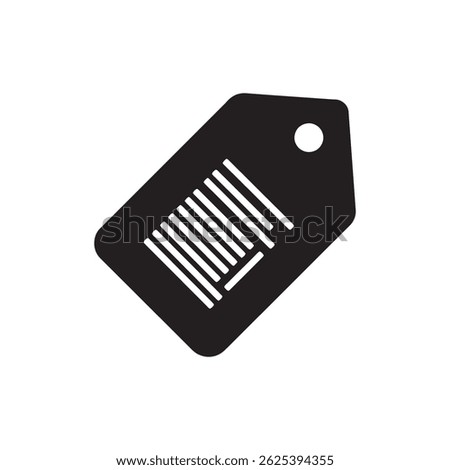 Price Tag with Barcode Icon