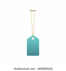 price tag blue  vector design