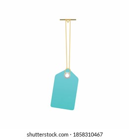 price tag blue vector design