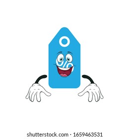 diseño de caricaturas de precio con expresión