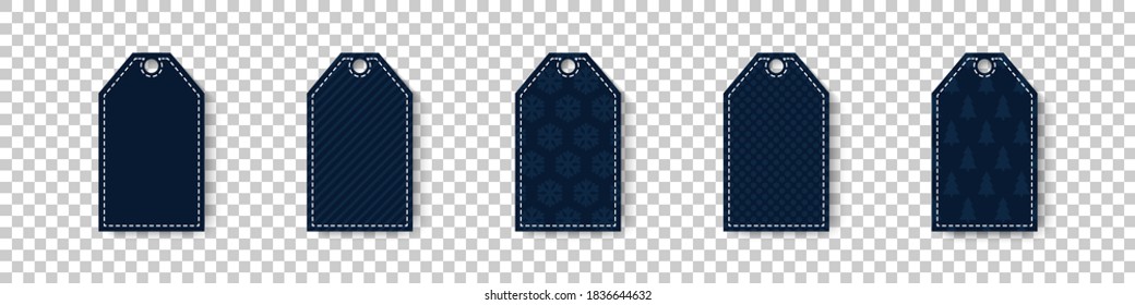 Price tag collection. Label tags textured. Christmas label tag. Vector illustration