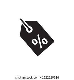 Price Tag With Discount Icon Vector Illustration Logo Template For Website Or Mobile App