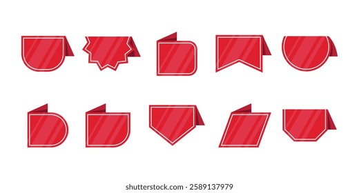 Price Tag Discount Set Illustration