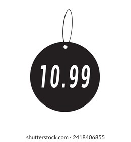 Price Tag displaying value of 10.99. 