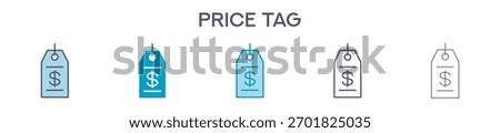 Price Tag Element For Design Graphic - Multi Styles