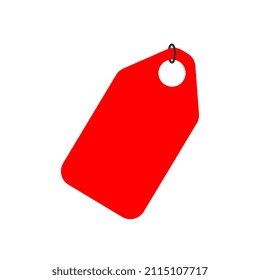 Price tag Flat design. Vector graphics.