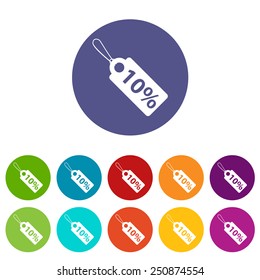 Price tag flat icon