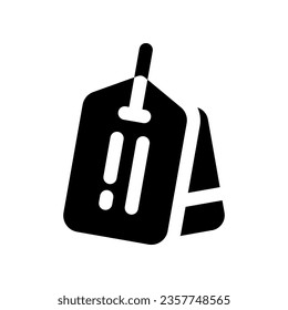 price tag glyph icon. vector icon for your website, mobile, presentation, and logo design.