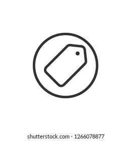 Price tag graphic icon design template isolated