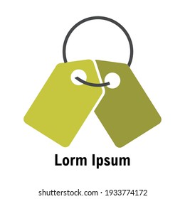 Price tag graphic icon design template isolated on white background