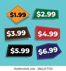 Price tag. Great vectors for online stores, social media, gifts, sales promotions, product marketing, discount coupons, apps, labels etc.