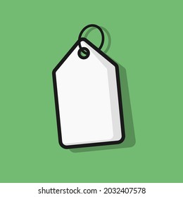 price tag and hangtag for brand product store ilustration set