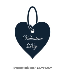 Price tag and heart icon vector logo template