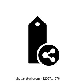 Price Tag icon. Commerce And Shopping.  Shopping Label sign. Price Share icon