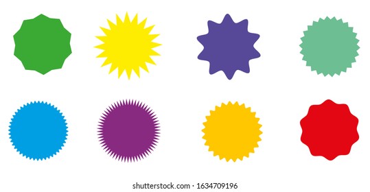 Price tag icon. Design element. Advertising, promotion background. Decoration element. Label percent icon. Vector badge design. White background.