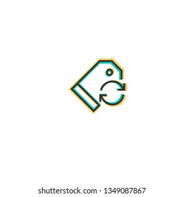 Price Tag icon design. Interaction icon vector illustration
