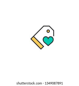 Price Tag icon design. Interaction icon vector illustration