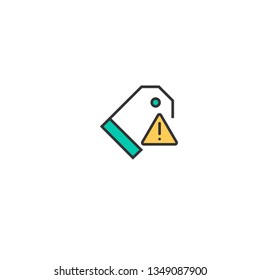 Price Tag icon design. Interaction icon vector illustration