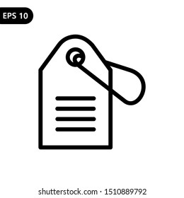 Price tag icon. discount tag sign. vector illustration. eps10